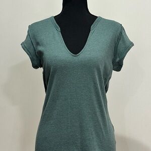 We The Free (Medium) Women's V-Neck Teal Top